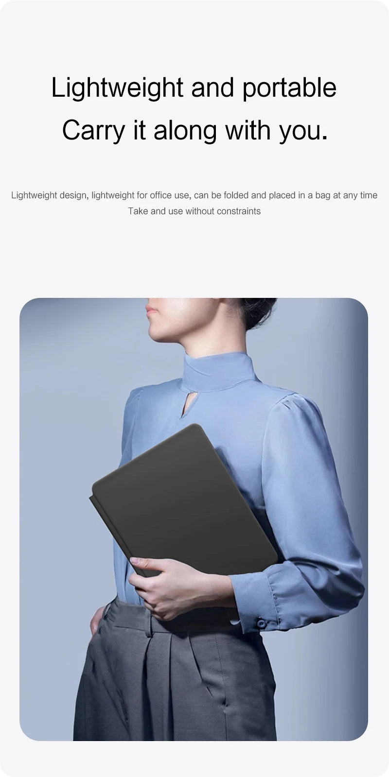 Clavier Bluetooth rétroéclairé pour iPad A16 11e / iPad 10e génération – housse magnétique intelligente 2025