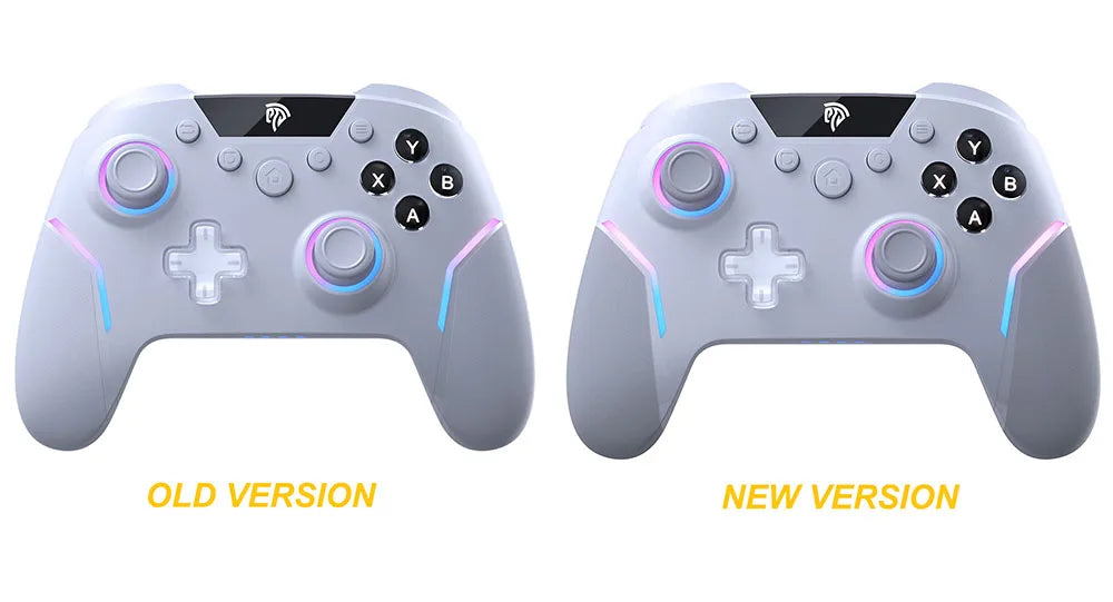 Manette sans fil EasySMX X20 – Compatible PC, Switch, TV, téléphone, laptop – Joysticks Hall, gâchettes micro, effets RGB