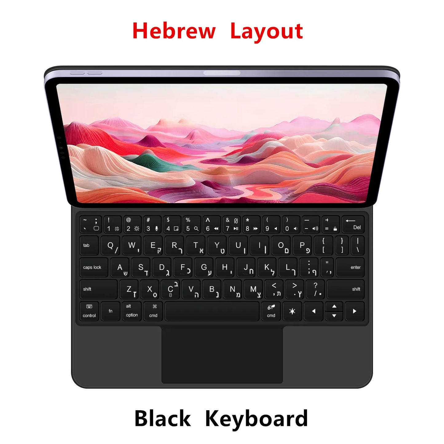 Clavier Bluetooth rétroéclairé pour iPad A16 11e / iPad 10e génération – housse magnétique intelligente 2025