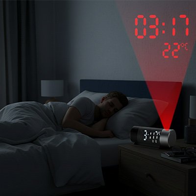 Réveil à projection | Optimum - Coin Numérique