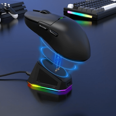 Souris Gamer Sans Fil - WirelessGamerMouse™ - Noir - Coin Numérique