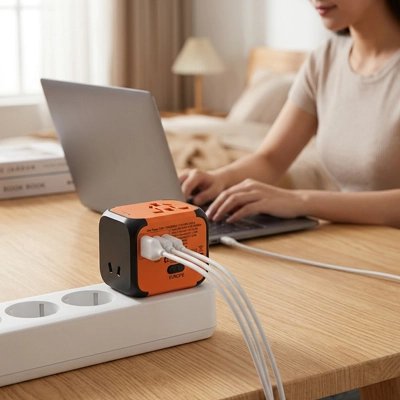 Adaptateur prise universel | Voyage 150 pays - Coin Numérique