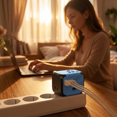 Adaptateur prise universel