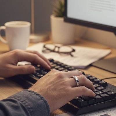 Bague connectée | HealthTrack - Coin Numérique