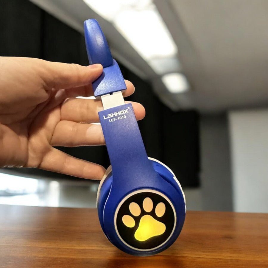 Casque Bluetooth - MeowTune™ - Bleu - Coin Numérique