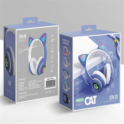 Casque Bluetooth - MeowTune™ - Bleu - Coin Numérique