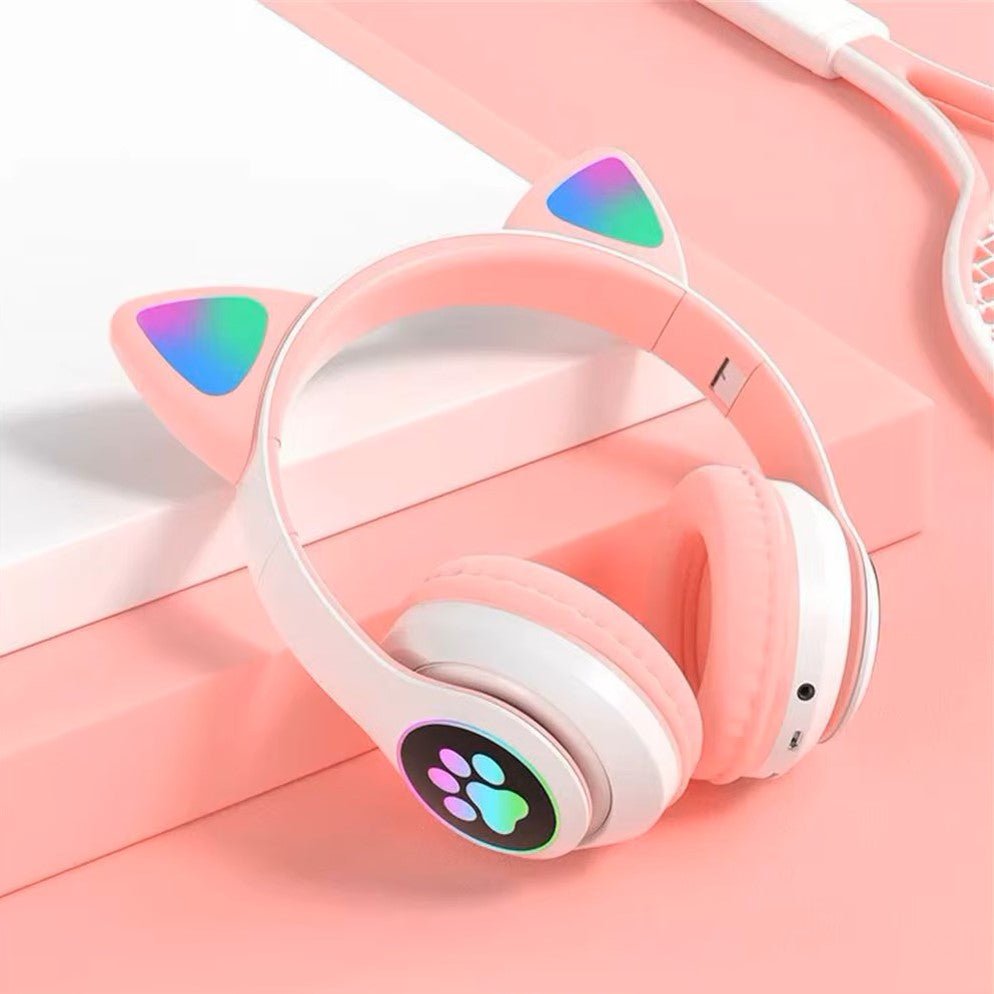 Casque Bluetooth - MeowTune™ - Rose - Coin Numérique