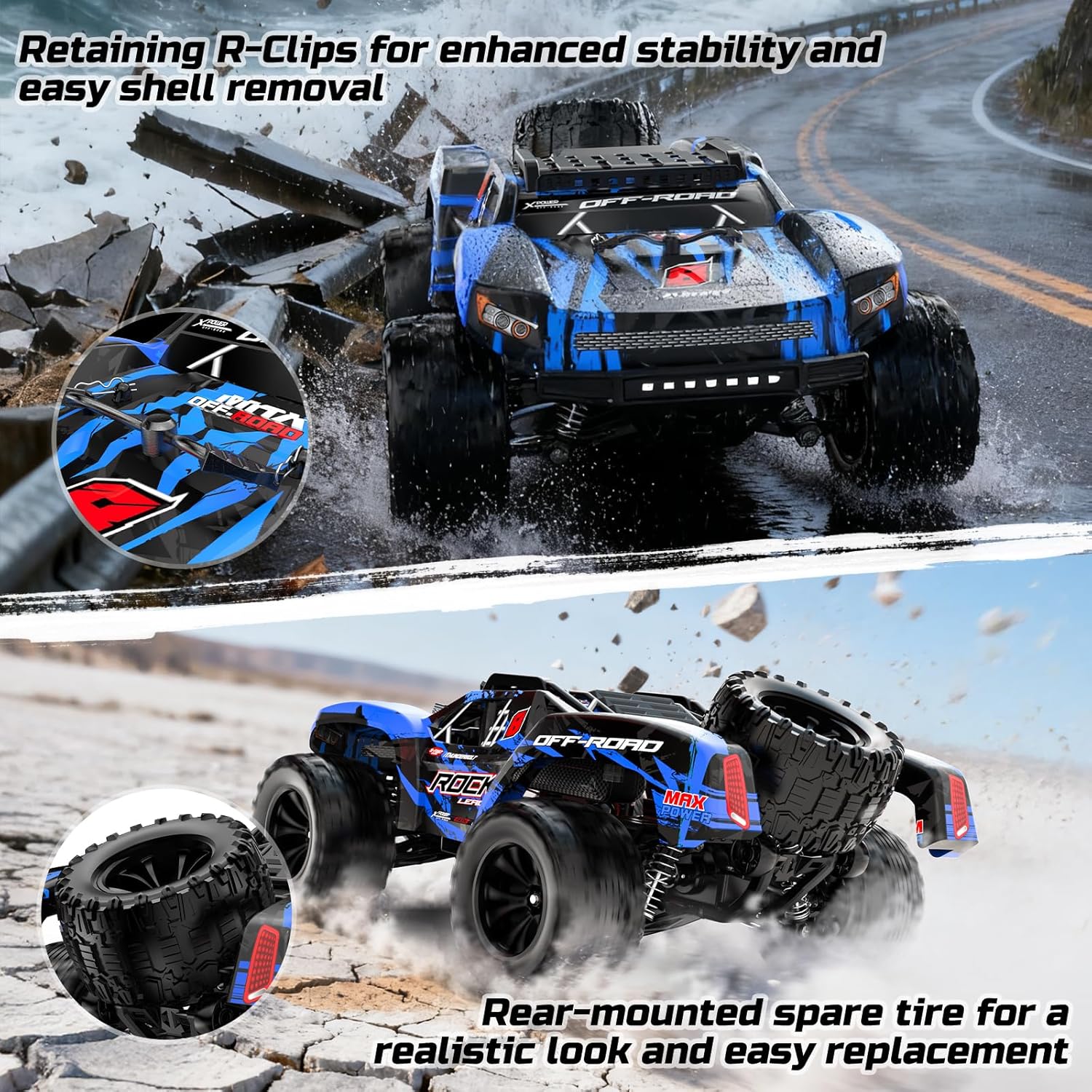 DEERC 9006E Voiture Télécommandée 4WD 45 km/h Tout‑Terrain - Coin Numérique