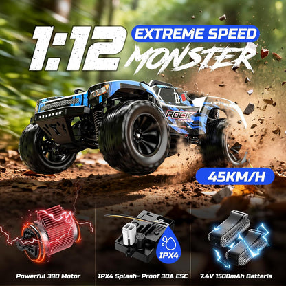 DEERC 9006E Voiture Télécommandée 4WD 45 km/h Tout‑Terrain - Coin Numérique