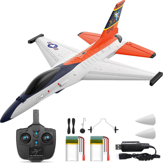DEERC Avion RC Style F16 – 4CH, Gyro 6 Axes, EPP Résistant, RTF - Coin Numérique