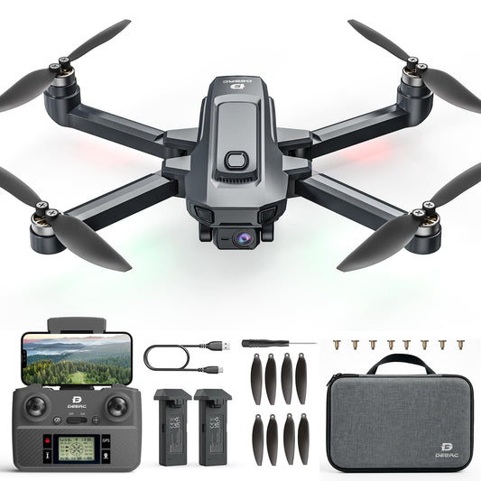 DEERC D35 Drone 8K – GPS, Brushless, 40 min - Coin Numérique