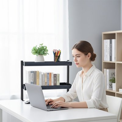 Etagere bureau | Design Optimal - Coin Numérique