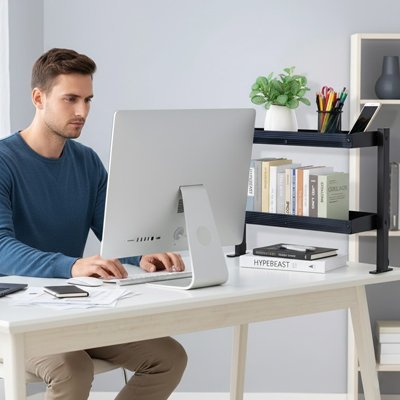 Etagere bureau | Design Optimal - Coin Numérique