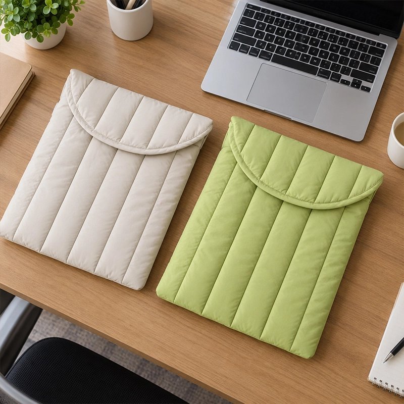 Housse ordinateur portable matelassée | SoftShell - Coin Numérique