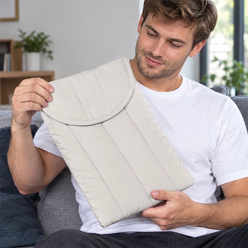 Housse ordinateur portable matelassée | SoftShell - Coin Numérique