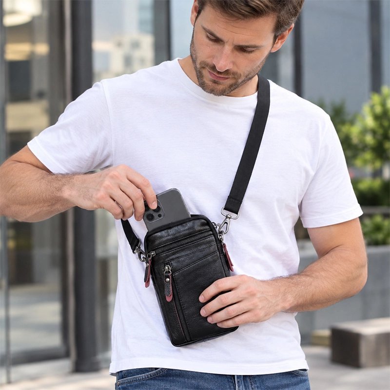 Pochette téléphone bandoulière multi-poches | CityPocket - Coin Numérique