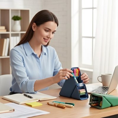 Porte - stylo | Élégance Bureau - Coin Numérique