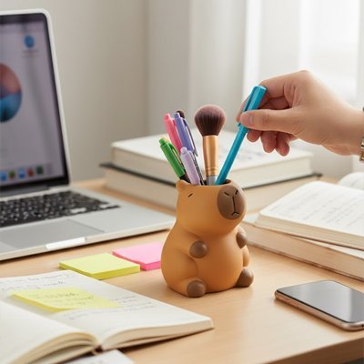 Pot à crayon | Design Bureau Élégant - Coin Numérique