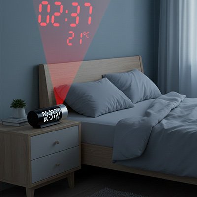 Réveil à projection | Optimum - Coin Numérique