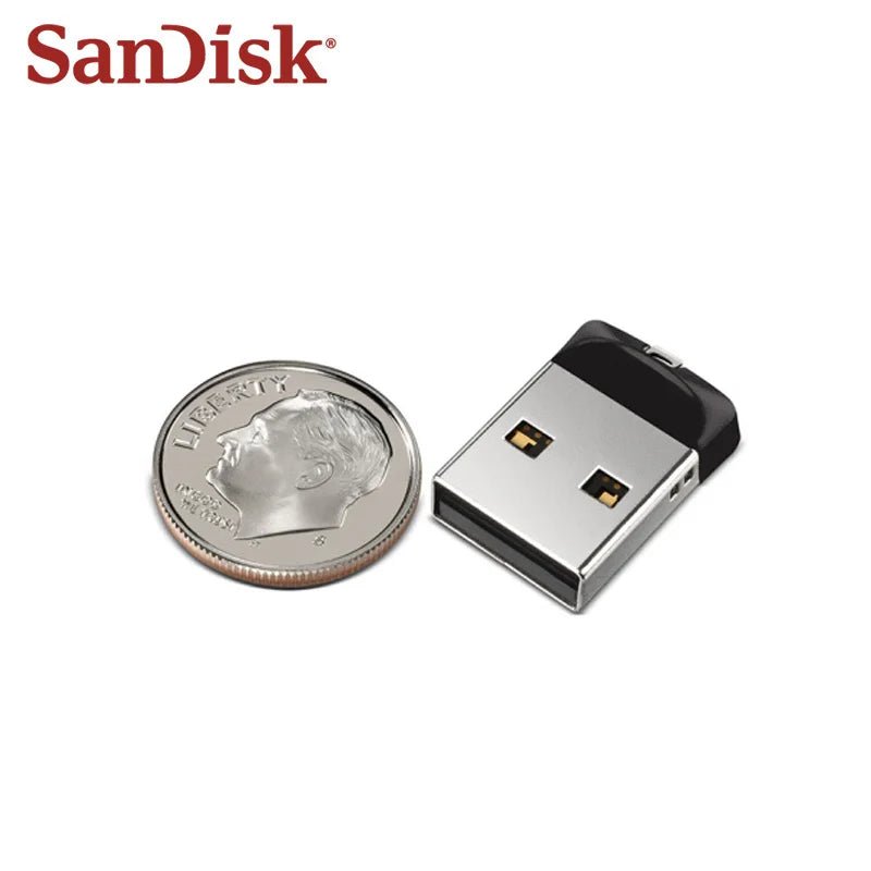 SanDisk Super Mini USB 2.0 Flash Drive 32GB - Coin Numérique