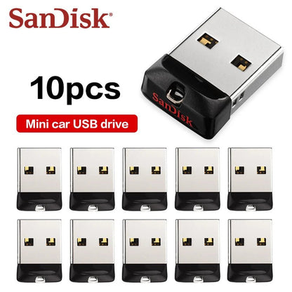 SanDisk Super Mini USB 2.0 Flash Drive 32GB - Coin Numérique
