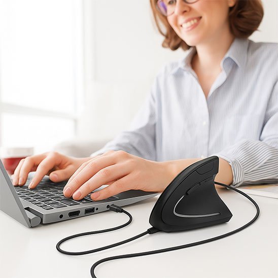 Souris ergonomique | Confort - Pro - Coin Numérique