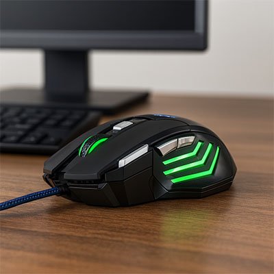 Souris filaire | Ultra - Précise Ergonomique - Coin Numérique