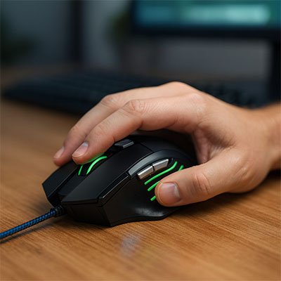 Souris filaire | Ultra - Précise Ergonomique - Coin Numérique