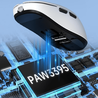 Souris Gamer Sans Fil - WirelessGamerMouse™ - Blanc - Coin Numérique