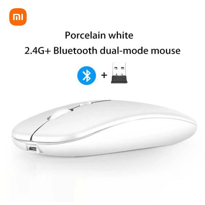Souris Xiaomi sans fil 2.4GHz & Bluetooth – USB rechargeable, silencieuse, ergonomique, DPI réglable - Coin Numérique