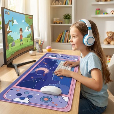 Sous main bureau enfant | Éducatif - Coin Numérique