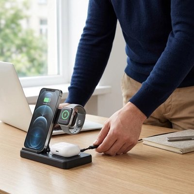 Station de charge | 6 ports USB - Coin Numérique
