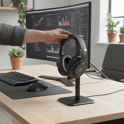 Support casque | Elegant Pro - Coin Numérique