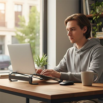 Support pour ordinateur portable | Ergonomique Réglable - Coin Numérique