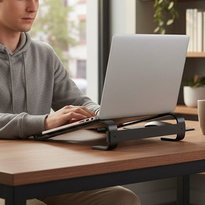 Support pour ordinateur portable | Ergonomique Réglable - Coin Numérique