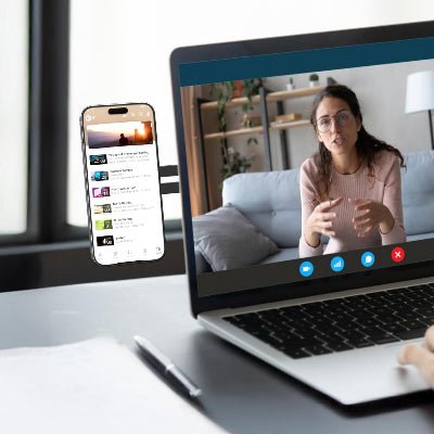 SUPPORT TELEPHONE - SnapSide™ - Noir - Coin Numérique
