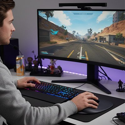 Tapis de souris ergonomique | ComfortPro - Coin Numérique