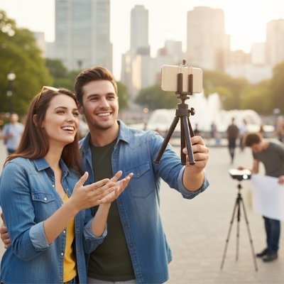 Trepied telephone | Stable et Ajustable - Coin Numérique