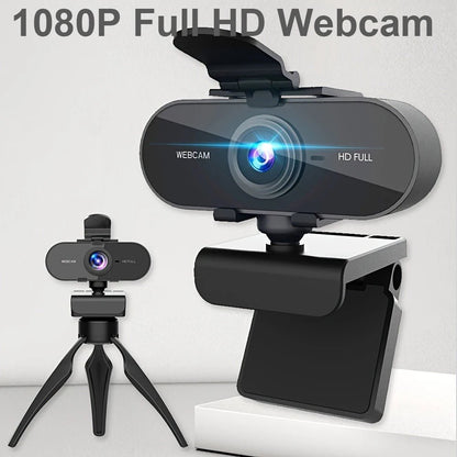 Webcam PC | 1080P Full HD avec support - Coin Numérique