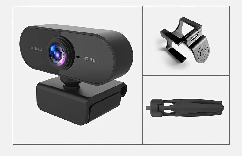 Webcam PC | Full HD 1080P avec support - Coin Numérique