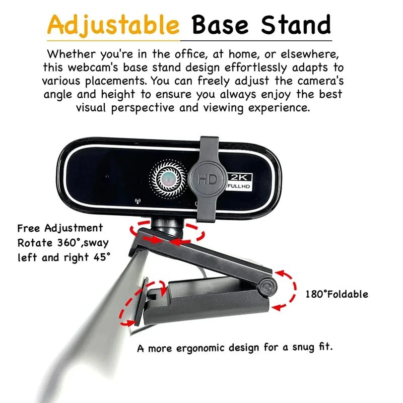 Webcam PC | Xiaomi Q1 4K 2K/1080P HD 2025 - Coin Numérique