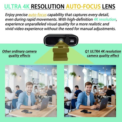 Webcam PC | Xiaomi Q1 4K 2K/1080P HD 2025 - Coin Numérique