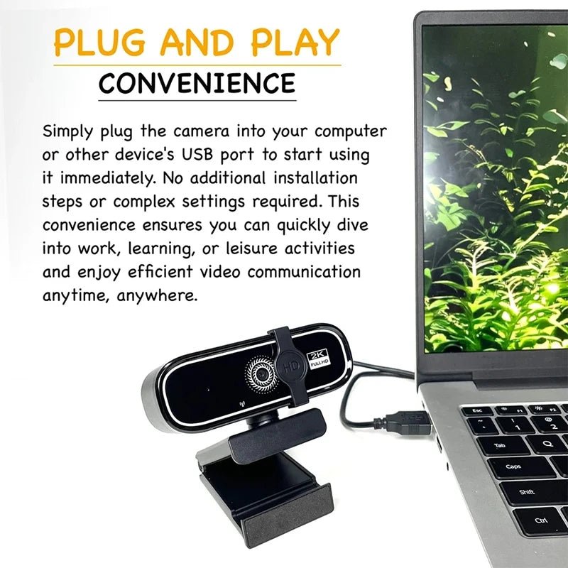 Webcam PC | Xiaomi Q1 4K 2K/1080P HD 2025 - Coin Numérique